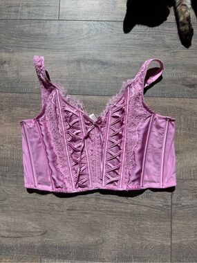 Victorias Secret Pink Corset Top